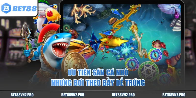 Ưu tiên săn cá nhỏ nhưng bơi theo bầy dễ trúng